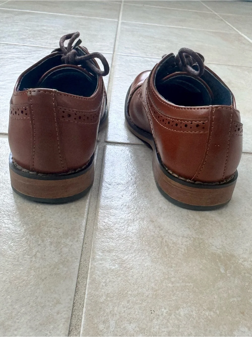Bruno Marc Prince K1 Oxfords Dress Shoes Boys 11 Toddler Little Kid Brown Brogue